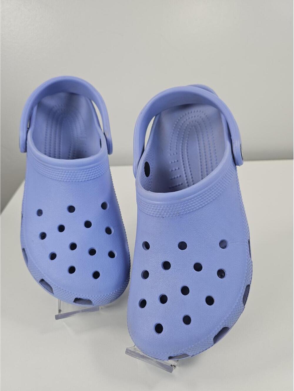 Crocs Lilac Classic Clog Slides - Picture 9 of 13